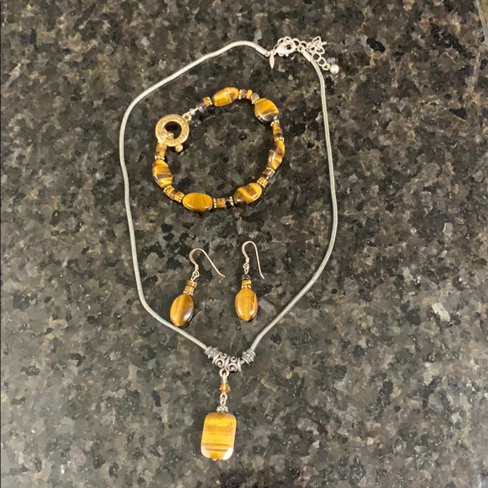 Brown Jewelry Set